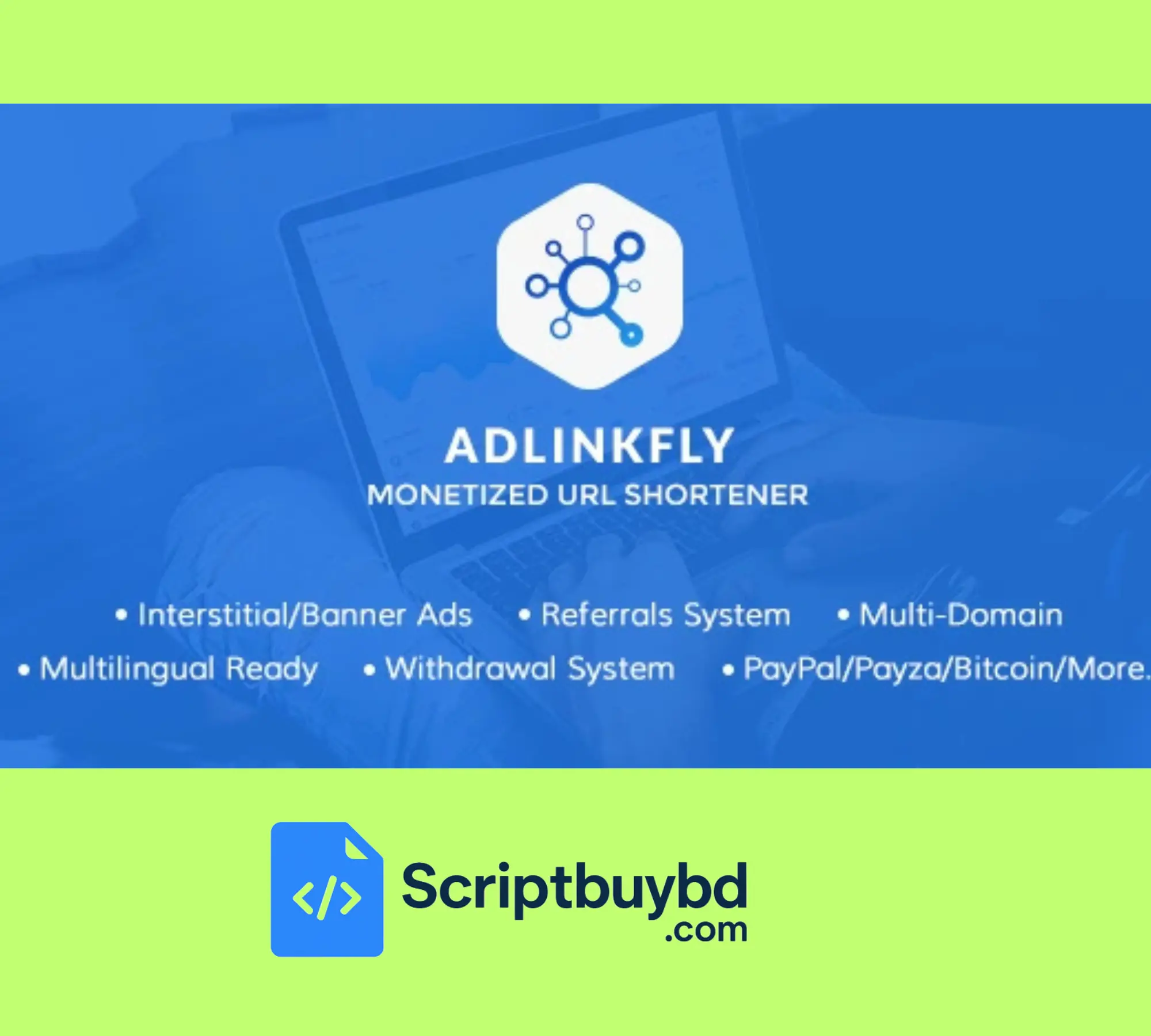 AdLinkFly - Monetized URL Shortener