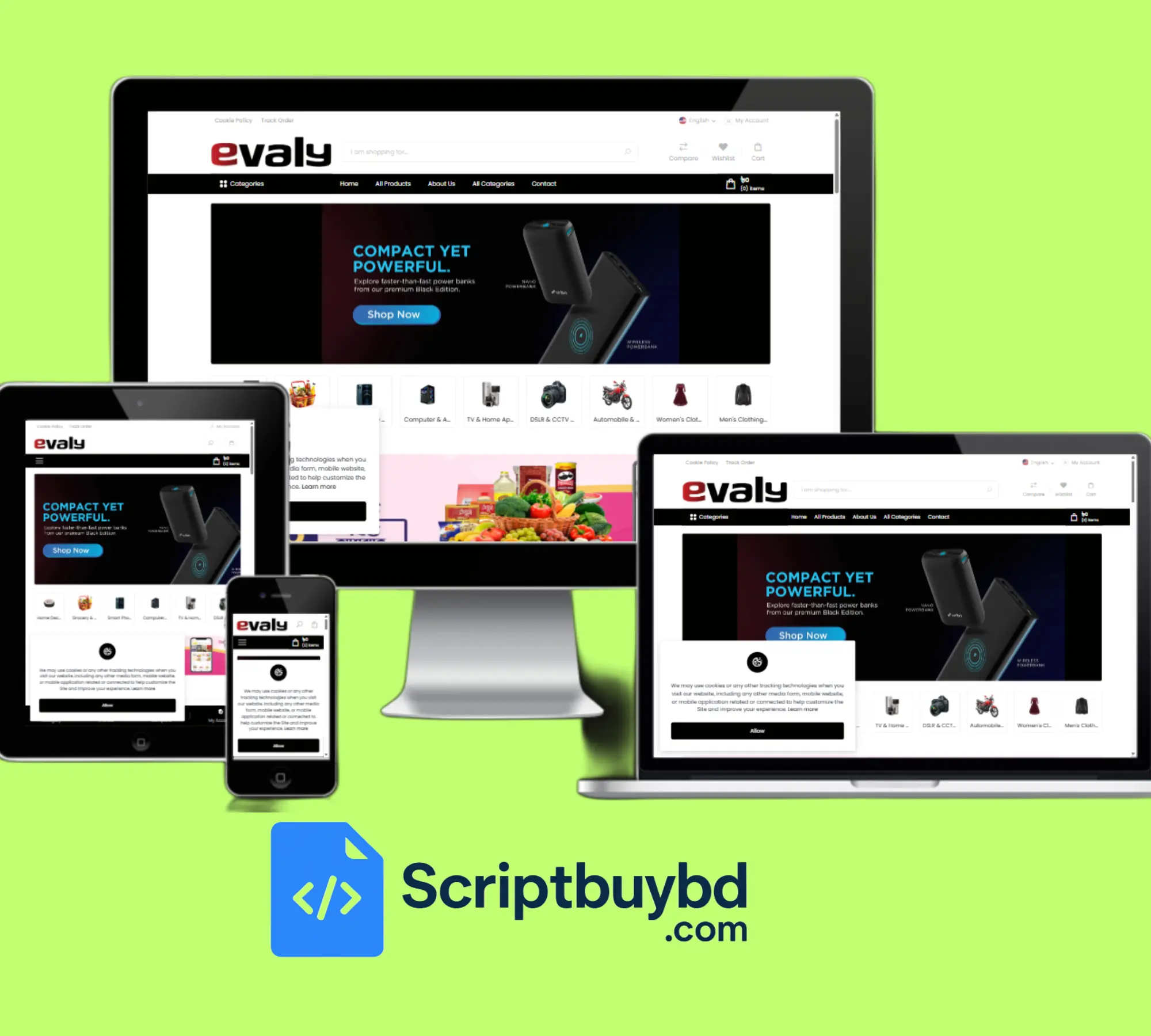Evaly E-commerce Website Script