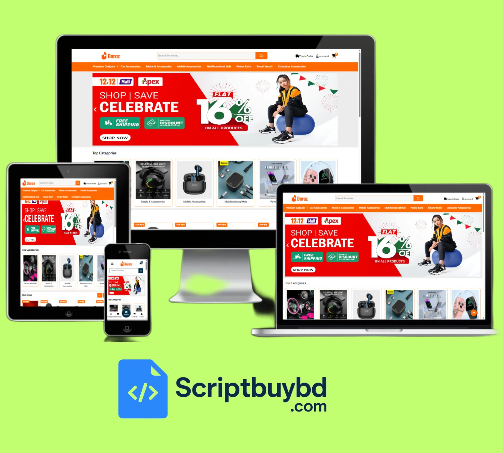 Daraz E-commerc Website Script Download